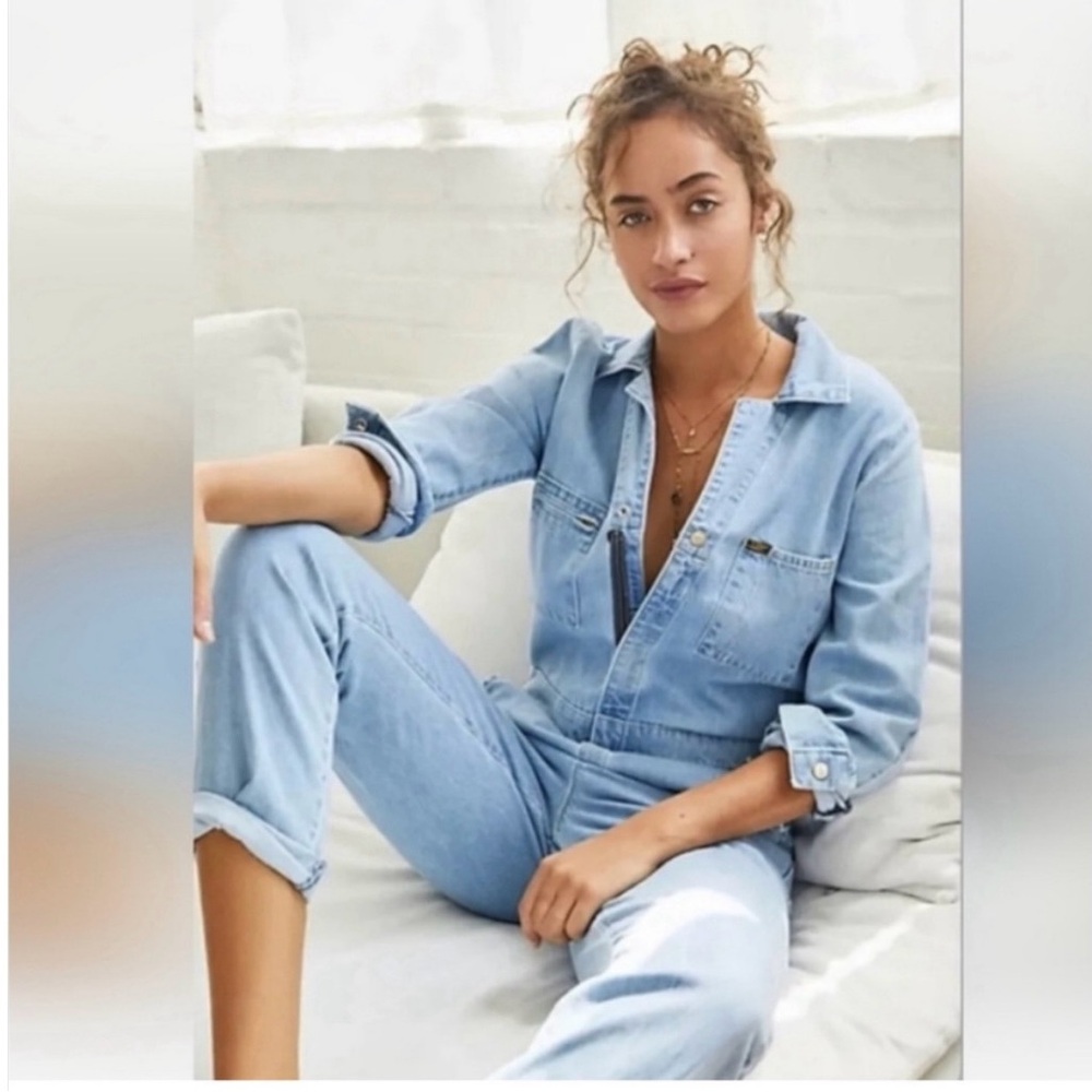 Lee FREE PEOPLE Vintage Modern Union-Alls® Sz XS Barely blue color NWTS …